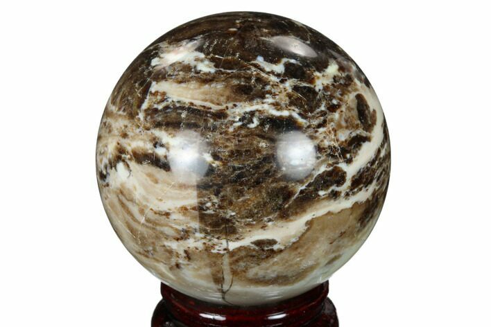 Black Opal Sphere - Madagascar #168545